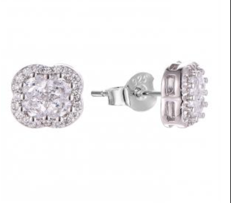 Boucles d'oreilles chine argent