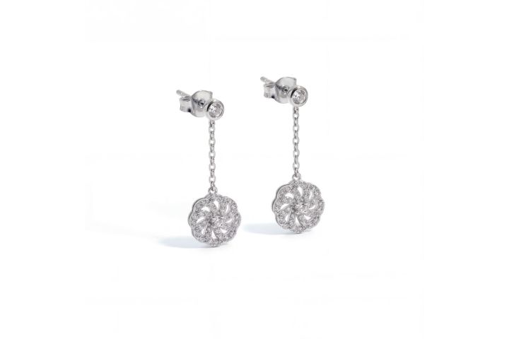 Boucles d'oreilles Tsubaki Argent