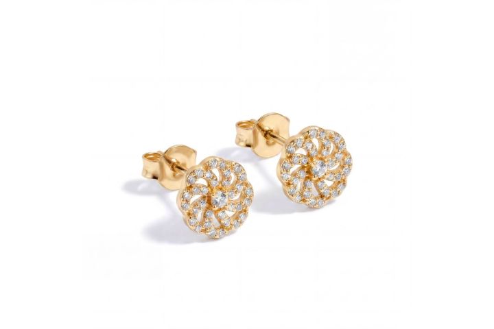 Puces d'oreilles Tsubaki Or