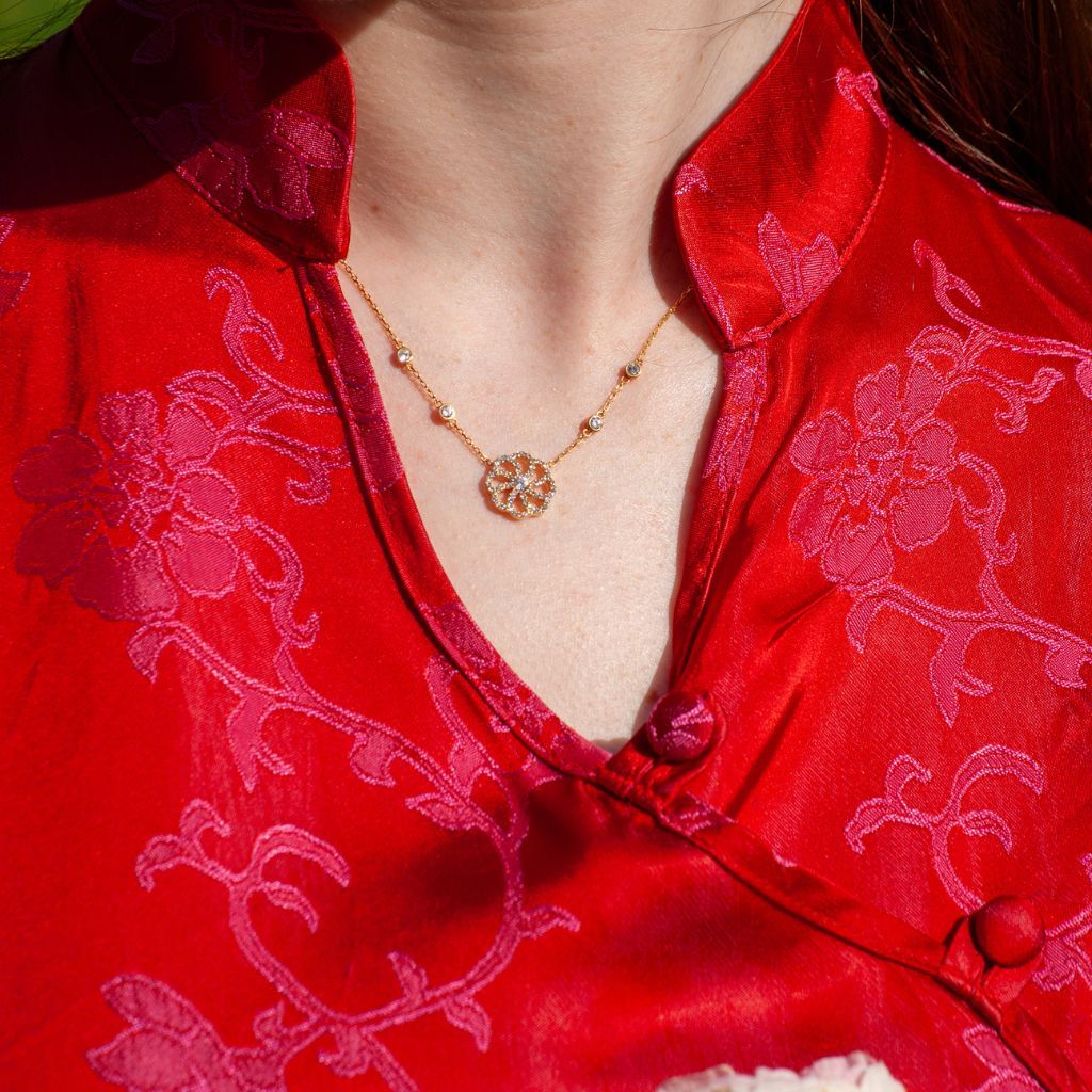 Collier Tsubaki Or