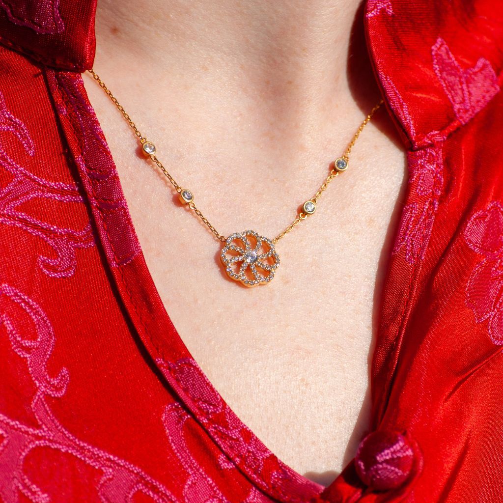Collier Tsubaki Or