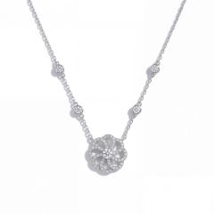 Collier Tsubaki Argent