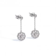 Boucles d'oreilles Tsubaki Argent