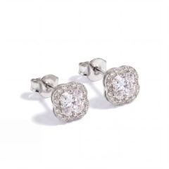 Puces d'oreilles Wàipó Argent