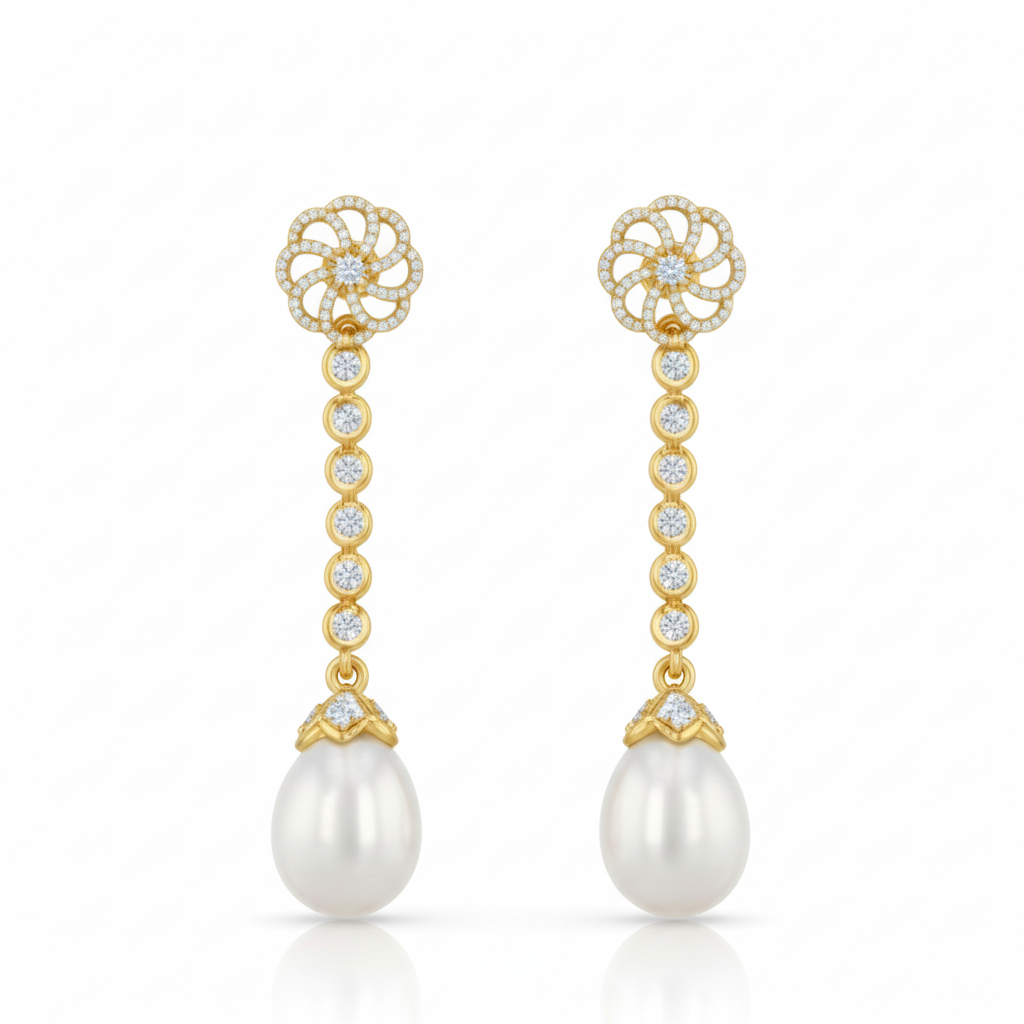 Boucles d'oreilles vermeil